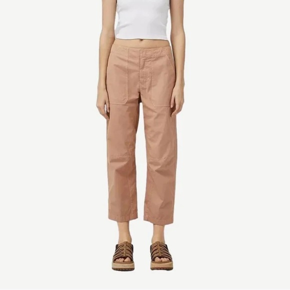 Rag & Bone Leyton Workwear Ankle Pants Pink Size 10 - Picture 2 of 10